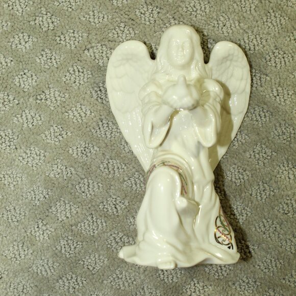 Lenox China Jewels Collection "Angel of Peace" White Glazed Porcelain Figurine - Picture 2 of 10